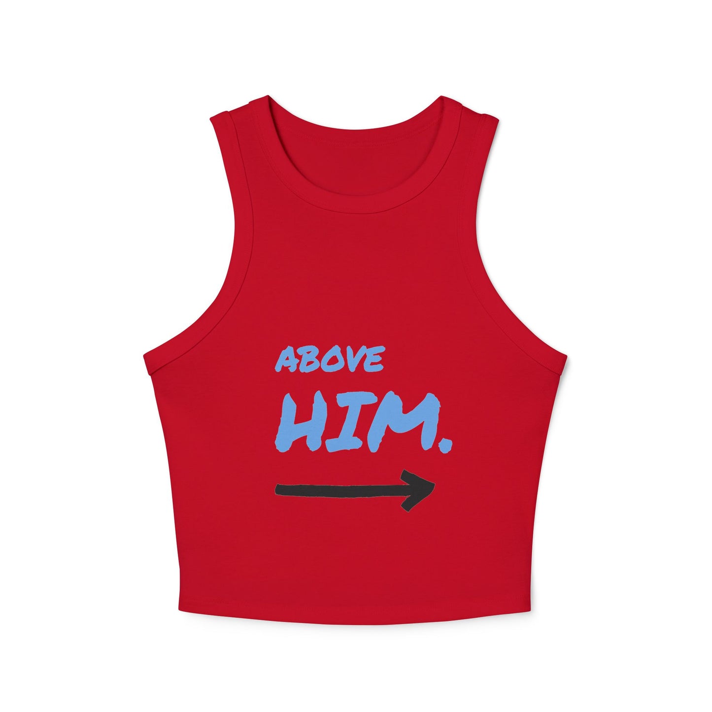 Women's Above Him ---> Micro Rib Racer Tank