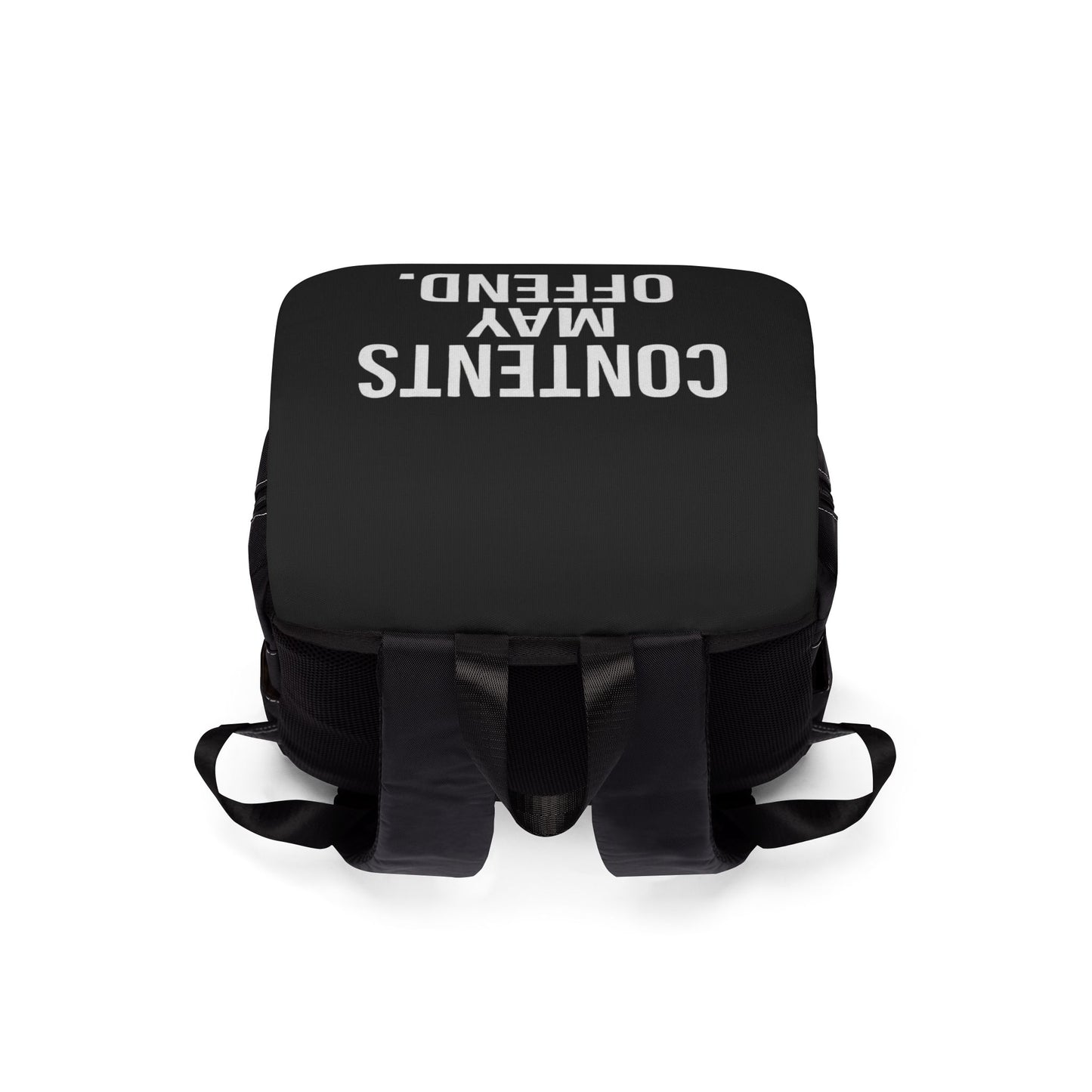 Contents May Offend Statememt Backpack