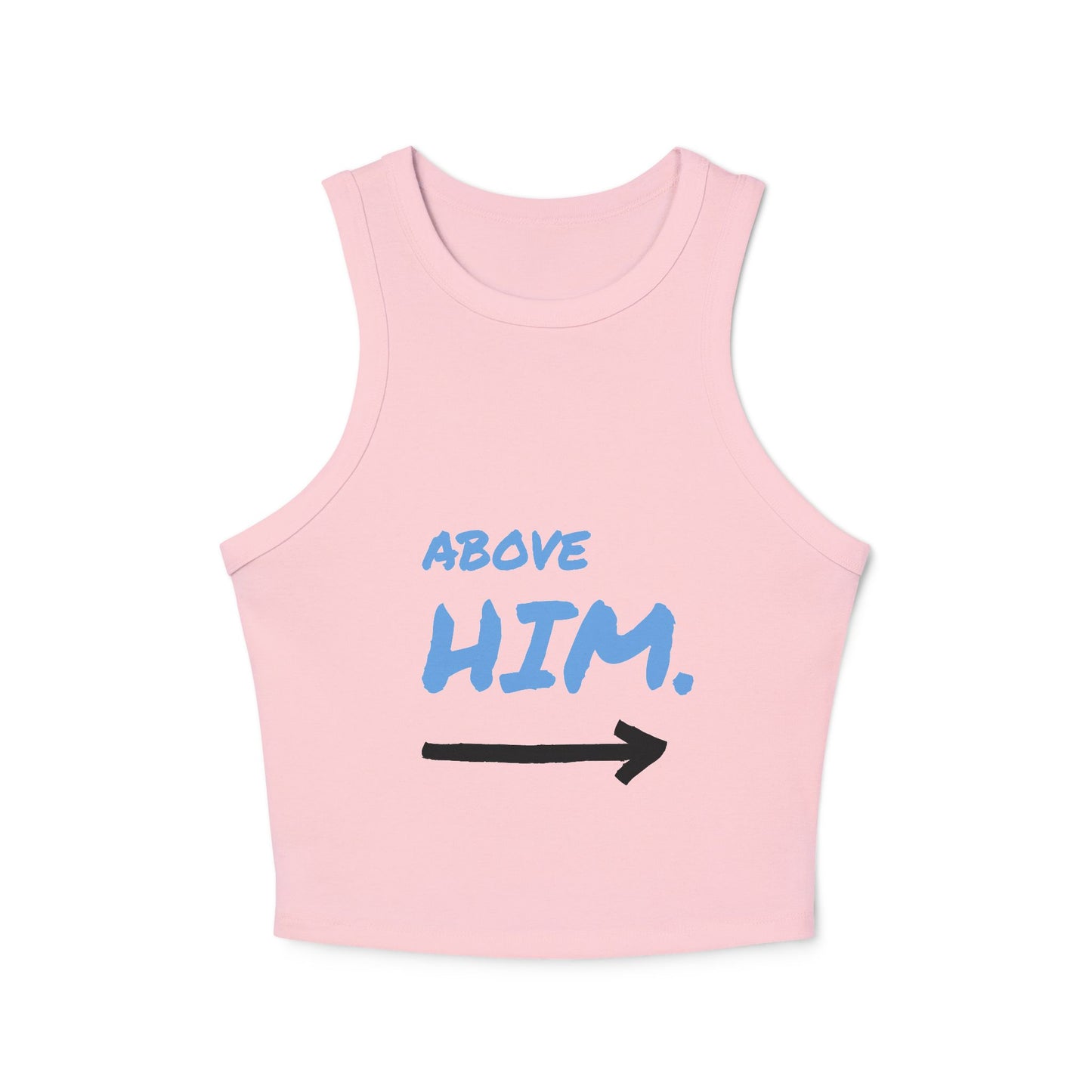 Women's Above Him ---> Micro Rib Racer Tank