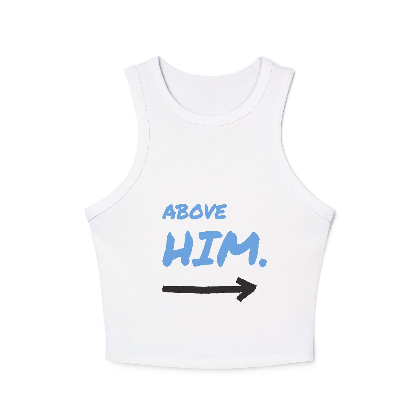 Women's Above Him ---> Micro Rib Racer Tank