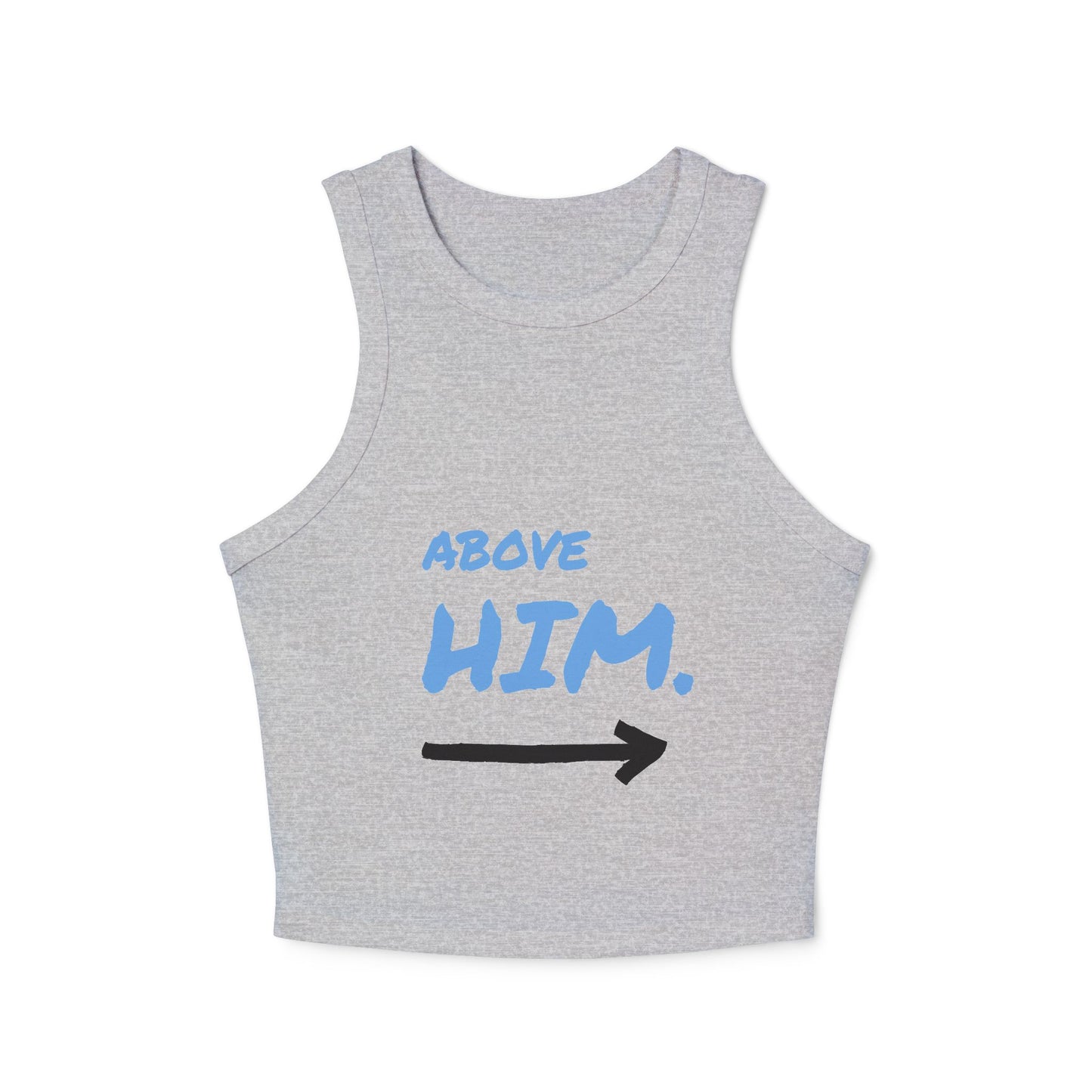 Women's Above Him ---> Micro Rib Racer Tank