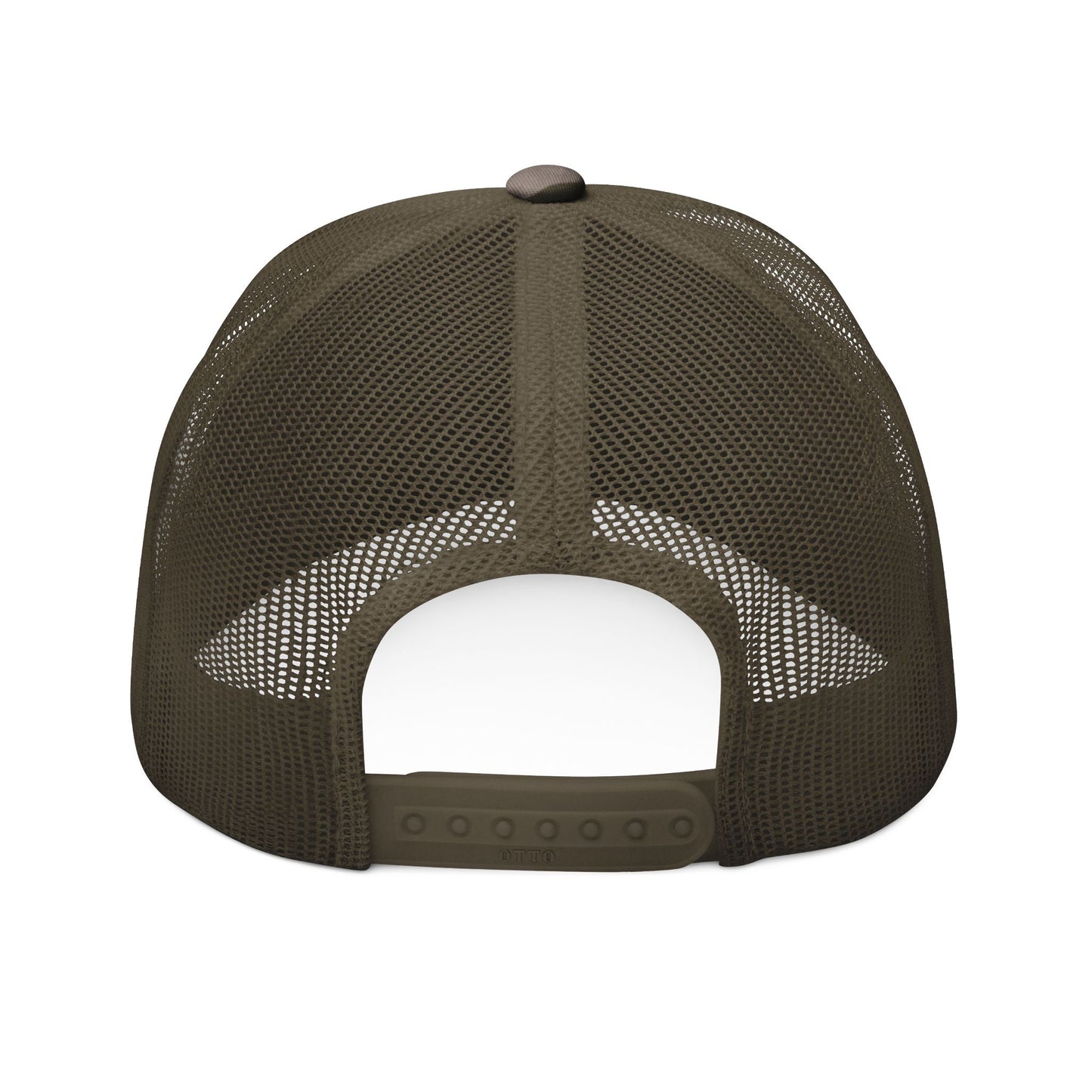 B & B. Camouflage Gym Snob Trucker Hat,