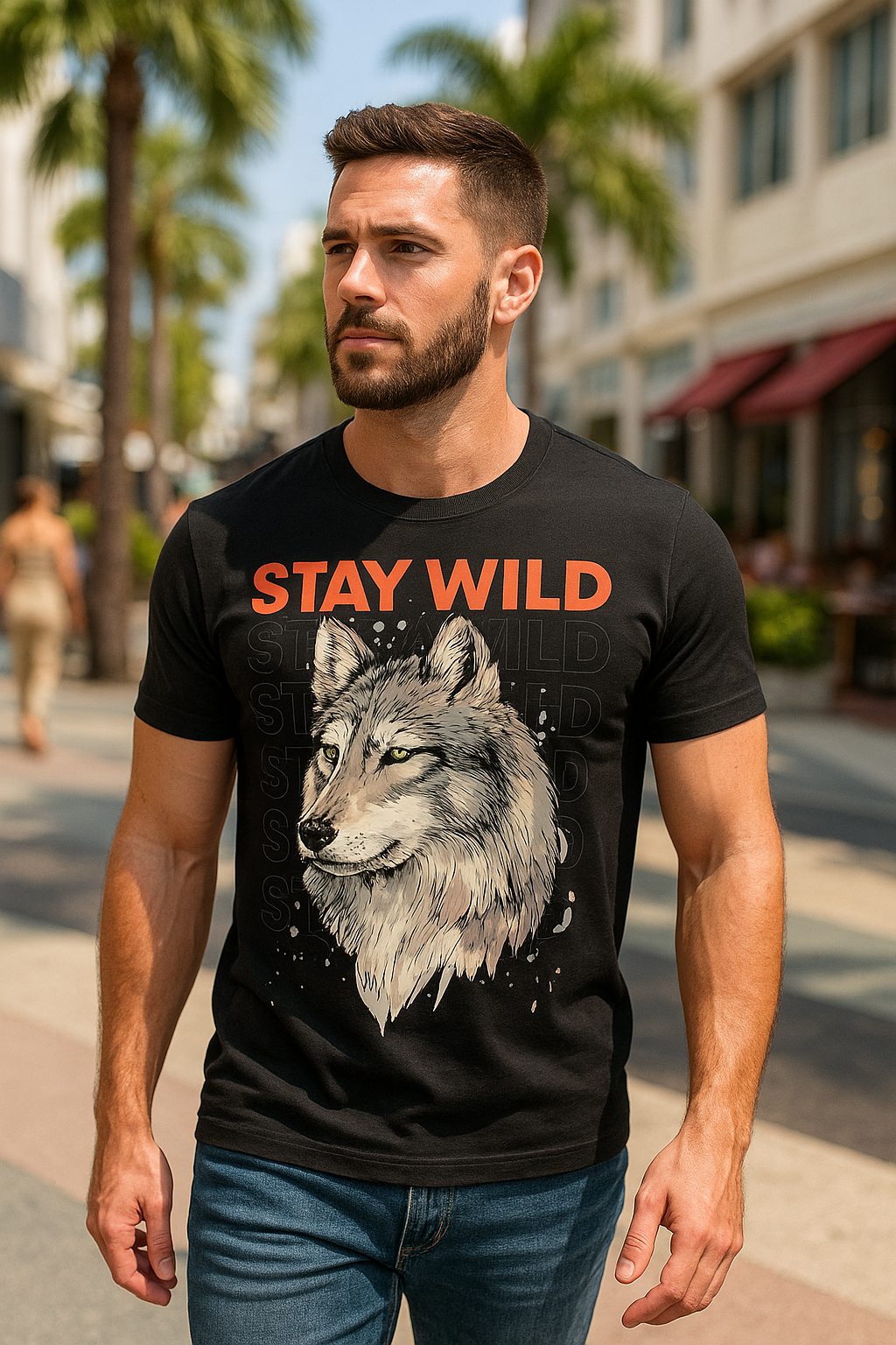 Mens Stay Wild Classic T