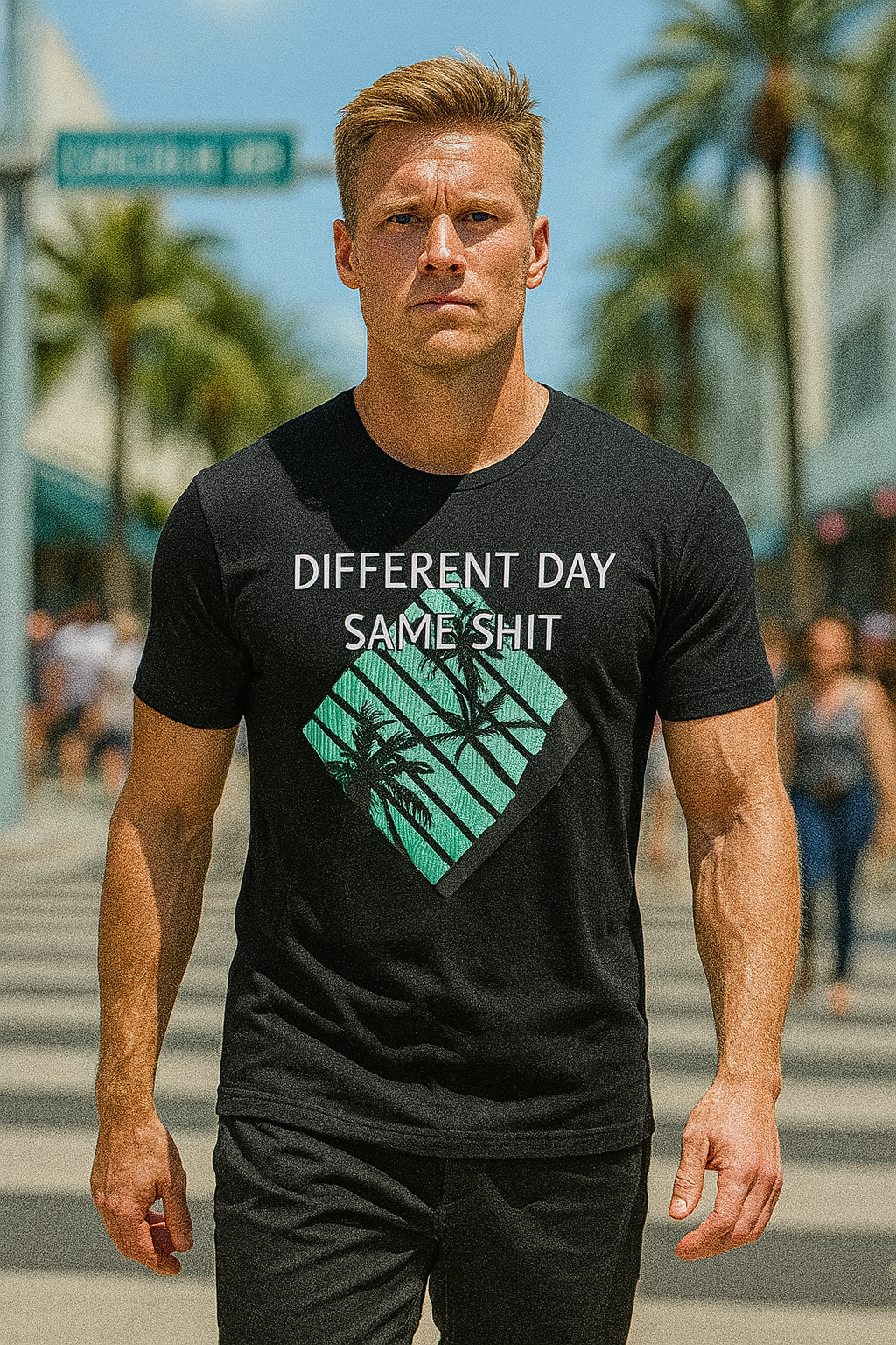 Mens Differet Day Same Shit Classic T