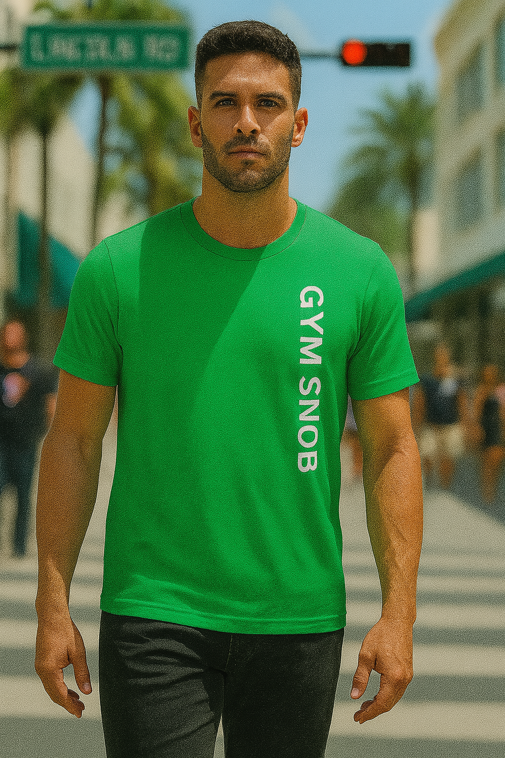 Mens Gym Snob V2 Classic T