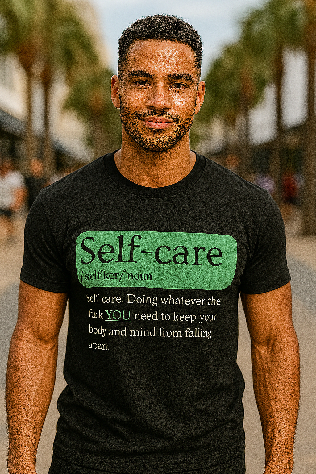 Mens Self Care Bold Classic T