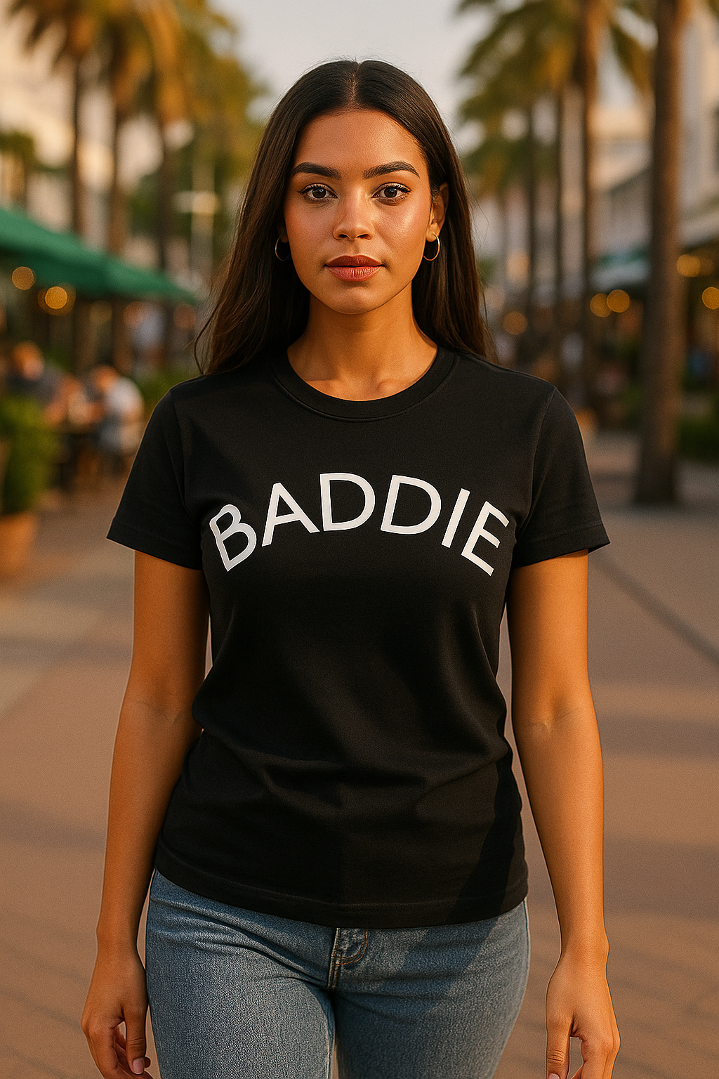 Womens Baddie Classic T