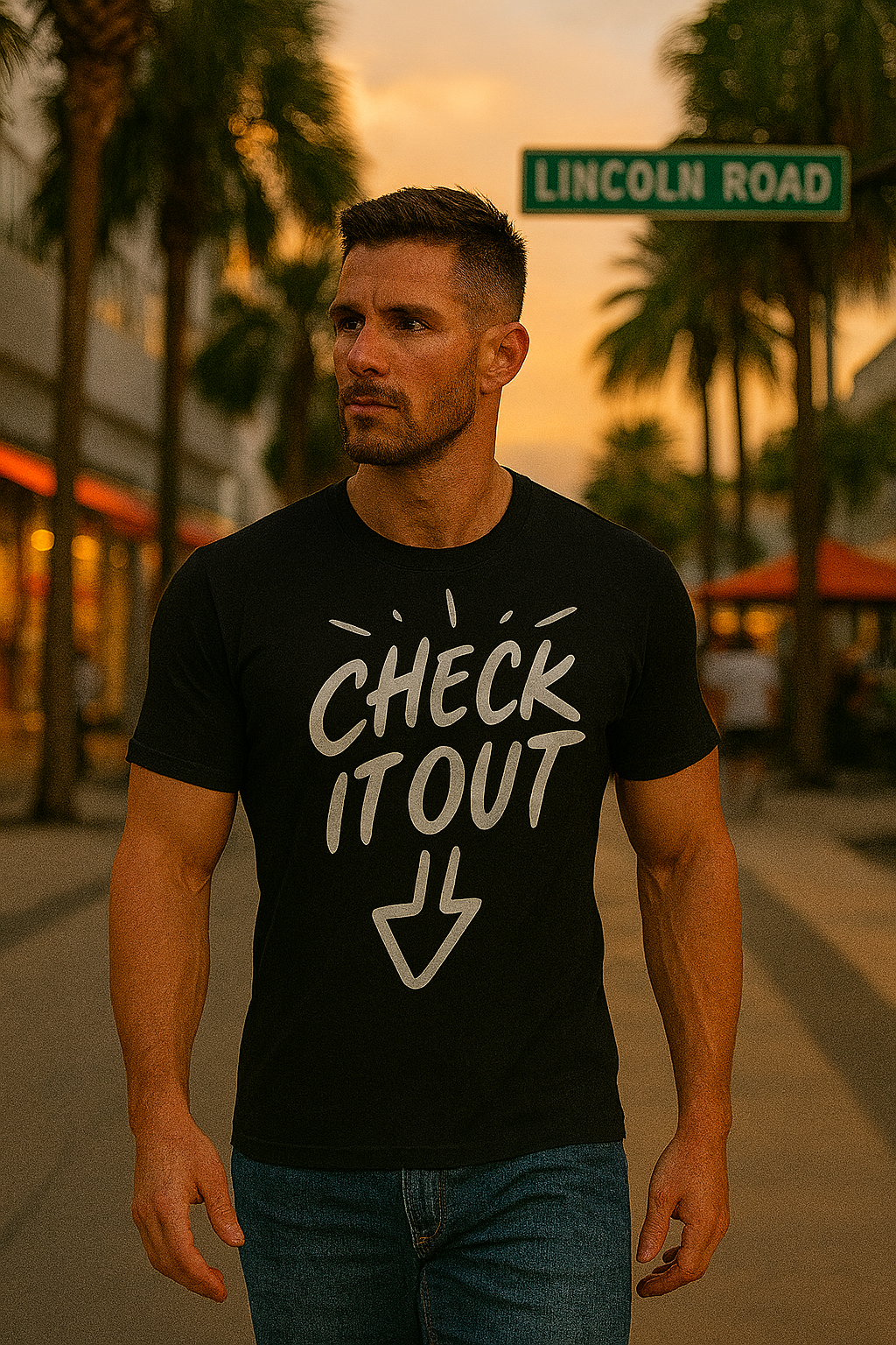 Mens "Check It Out " Classic T