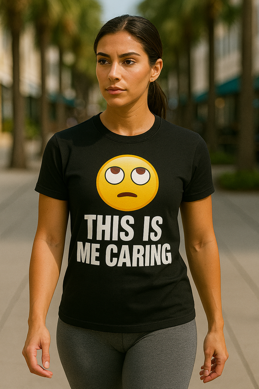Womens This is Me Caring Classic T