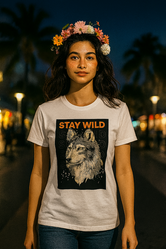 Womens Stay Wild Classic T