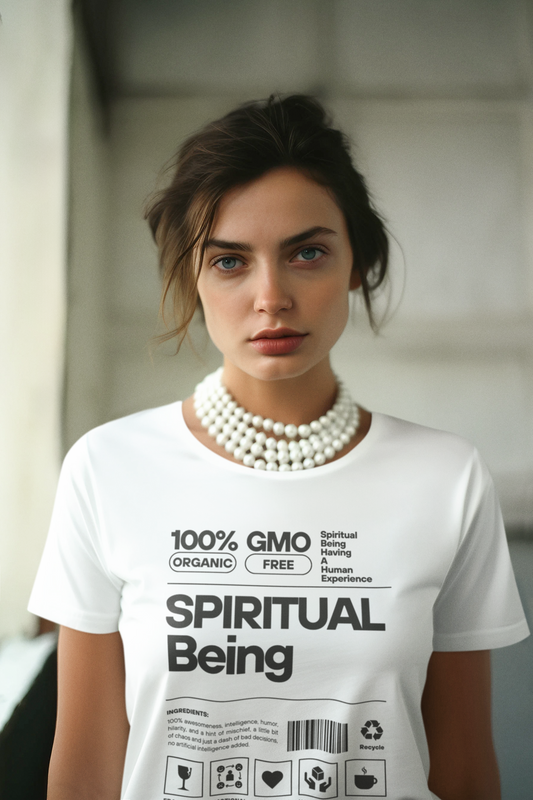 Women's Green Spiritual Being Tee