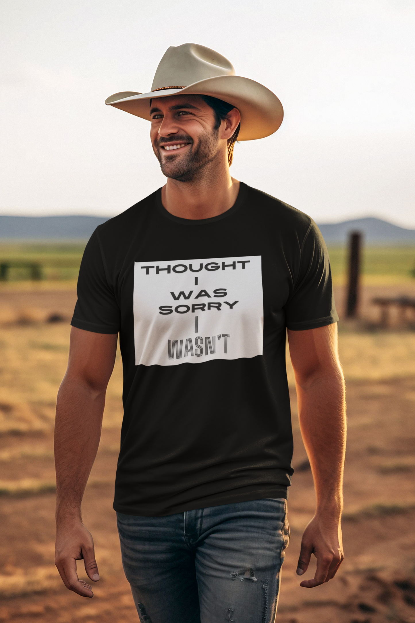 Mens Thought I Was Sorry I Wasn't Classic T